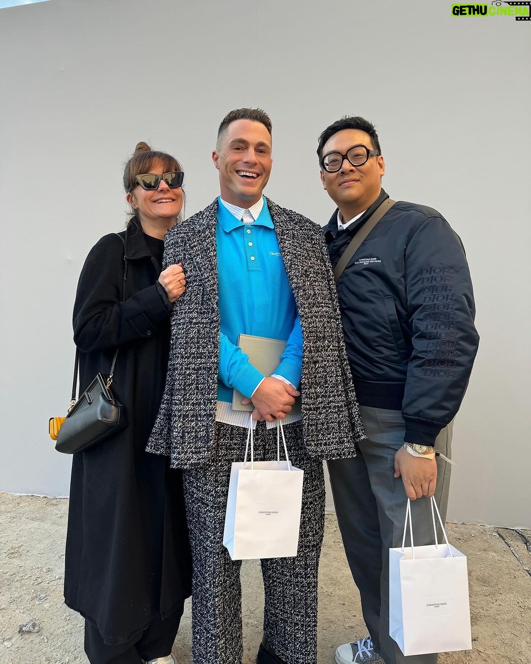 Colton Haynes Instagram - 💙 Paris 💙 @dior 💙