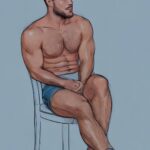 Colton Underwood Instagram - me, but art.