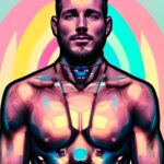 Colton Underwood Instagram - me, but art.