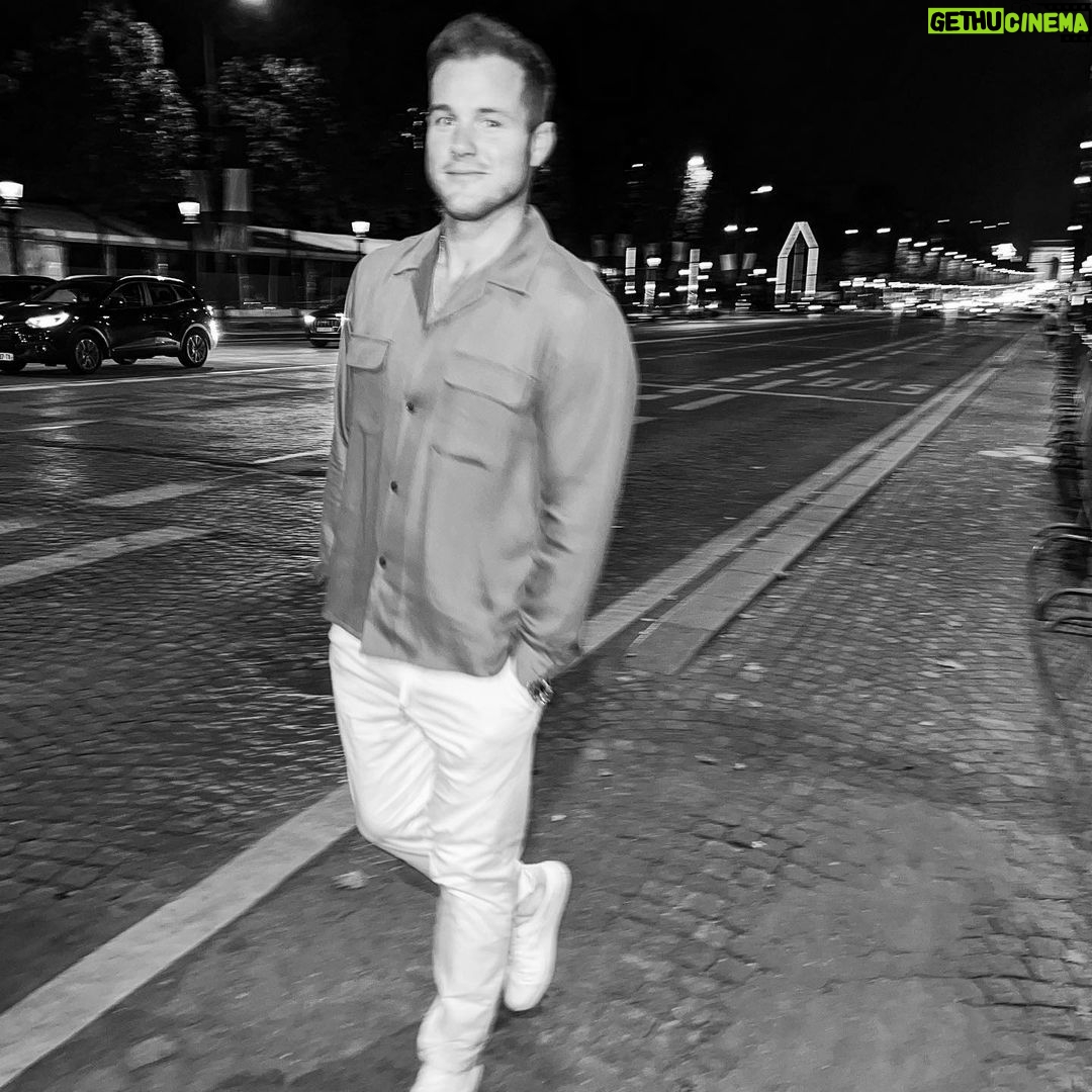 Colton Underwood Instagram - a night out in Paris 🤎 Paris, France