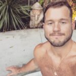 Colton Underwood Instagram – happy 4/20, i don’t smoke but this dude next to the hot tub does. glad the previous owners left him, adds character to the house. Los Angeles, California