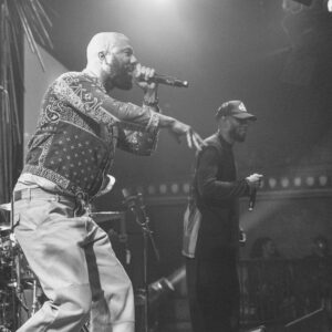Common Instagram - Went to see @robertglasper, @yasiinbey, @bilalmusic. The show and the music was the true definition of why music is so divine. I was tired, not feeling too well and it just lifted my energy and spirits. The musicianship was out of this world amazing, thanks to @dhodgeworld, @sharkey335, @chrisdaddydave, @keyonharrold and the true genius of Robert Glasper. Bilal, you are one of the greatest vocalists ever. Yasiin, your talent and gifts are an inspiration. @amirsulaiman, you’re as powerful as they come! Then to top it off the great @realghostfacekillah showed up. People who have influenced my art and life. Thank you for an incredible night!

S/O @ridzdesign for the dope pictures.