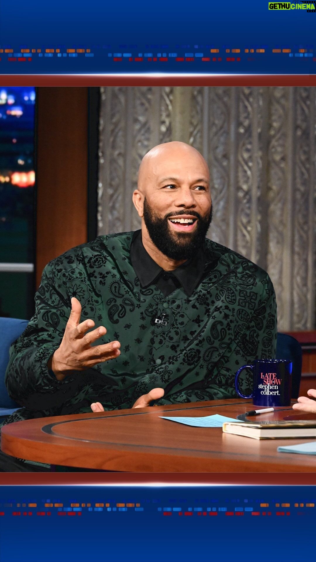 Common - 21.7K Likes - One of @Common’s favorite scripture verses inspires how he practices love!
#Colbert