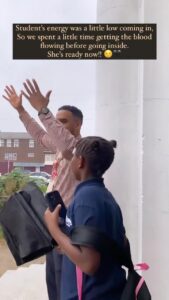 Common Instagram - This is what I’m talking about! This is what.beauty looks like! Starting your day with positive vibes goes a long way. It sets the tone for your mindset. A special s/o to @unklearnold for teaching and uplifting these kids. This is the change we need. This is us rising together! #Make1Change #WeRiseWell.