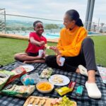 Connie Ferguson Instagram - Quality family time is very important to me. This past weekend we set up a mini picnic with my grandson. Our snack of choice was Tastic Rice Chips. I want the little man to know that there’s nothing wrong with snacking as long as we choose healthier options. Tastic Rice Cakes are air popped and contain a lot less fat than regular chips. #tasticricechips #morethanjustrice #tasticairpoppedricechips