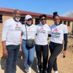 Connie Ferguson Instagram - We serve God by serving others. 🙏🏾 Yesterday was a day well spent with the community of Hamanskraal at Adam Masebe Secondary School. We celebrated Nelson Mandela Day with the Collen Mashawana Foundation and the People Matter Foundation, where a borehole, food packs, blankets, books etc. were donated in honor of Madiba. We were honored to partake in such a meaningful event.🙏🏾 “Never doubt that a small group of thoughtful, committed citizens can change the world; indeed, it’s the only thing that ever has.” - unknown Mabogo dinku a thebana.❤️ #nelsonmandeladay2023 #fergusonfoundation #peoplematterfoundation #collenmashawanafoundation