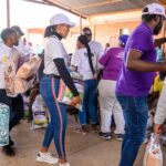 Connie Ferguson Instagram - We serve God by serving others. 🙏🏾 Yesterday was a day well spent with the community of Hamanskraal at Adam Masebe Secondary School. We celebrated Nelson Mandela Day with the Collen Mashawana Foundation and the People Matter Foundation, where a borehole, food packs, blankets, books etc. were donated in honor of Madiba. We were honored to partake in such a meaningful event.🙏🏾 “Never doubt that a small group of thoughtful, committed citizens can change the world; indeed, it’s the only thing that ever has.” - unknown Mabogo dinku a thebana.❤️ #nelsonmandeladay2023 #fergusonfoundation #peoplematterfoundation #collenmashawanafoundation
