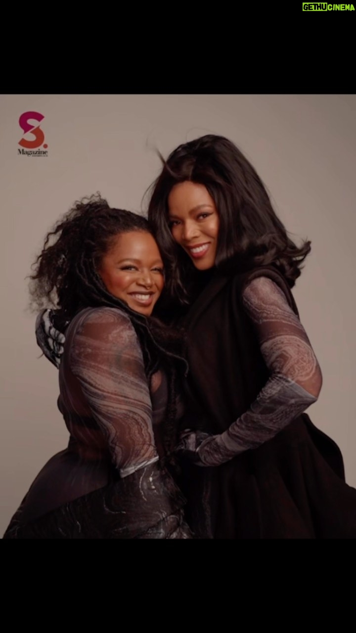 Connie Ferguson Instagram - #bts @sowetan.s.mag mother and daughter shoot.😍