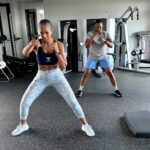 Connie Ferguson Instagram - Happy Monday CHAMPS!😇 Do you set goals for yourself? Do you make the effort to pursue those goals with all your might? Remember success is not reached overnight. The road to hitting a target can be hard and daunting. Never get discouraged. If you do something often enough it becomes habit and enjoyable. So keep at it! Go after what you want! And don’t give up until you achieve it!💪🏾❤️ #mondaymotivation #mondaymove P.S. @axoli_m and I were at the end of the #insanityworkout and we were literally going on zero!😩😩😩 We pushed til the end!💪🏾 Super proud!😬🙌🏾❤️ #iconniecfit #fitisthenewcool #strongisthenewsexy #mindbodyspirithealth❤️
