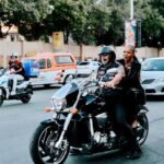 Connie Ferguson Instagram - If you haven’t ridden a bike in stilettos you haven’t haven’t lived!🤞🏾😂❤️ #kingsofjoburg #netflixandchill #theSHOgoeson❤️