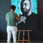Connie Ferguson Instagram - @netflixsa I really have no words!😭 Thank you for honoring #kingSHO in such a special meaningful way.🙏🏾 The tribute painting really captures his essence and his presence was strong at the #netflixsummer celebration!🤍🤍🤍 @johnjadamsfit You sir are super talented!🙌🏾🙌🏾🙌🏾 Thank you for this beautiful painting of the most amazing human I’ve ever known!🙏🏾🙏🏾🙏🏾 It truly is special, and the best gift to me and my family. Bless you and bless you.🙏🏾🙏🏾🙏🏾❤️ #kingSHO4eva #theSHOgoeson #kingsofjoburg #legendsliveforever #liveloveleavealegacy👑❤️