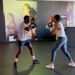 Connie Ferguson Instagram - Today was all about mental focus! #mentalfocusmonday I wasn’t prepared at all for a combo today and had to get into it real quick!😂 A great brain teaser to test your concentration and focus! Didn’t do too badly for a Monday Morning!🥊🥊🥊❤️ #boxingqueen🥊👑 #iconniecfit Mindbodyspirithealth❤️