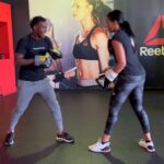 Connie Ferguson Instagram - Hayi no! This morning at @fightclubsa was a problem!😫 You would swear @nomeva_xolisani is training me for #thewomanking 😭! It’s was fire fire fire all round! My shoulders were screaming!🙆🏽‍♀️ Mind over matter had to be in full effect for me to make it though those ten rounds! Proud of myself for pushing through the pain! Honest work through and through! Thank you champ for pushing beyond my comfort zone!🙌🏾💪🏾🥊❤️ Swipe left to see how real the struggle was!😂🙆🏽‍♀️🥊🥊🥊❤️ #iconniecfit #boxingqueen #mindbodyspirithealth❤️