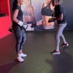 Connie Ferguson Instagram - Hayi no! This morning at @fightclubsa was a problem!😫 You would swear @nomeva_xolisani is training me for #thewomanking 😭! It’s was fire fire fire all round! My shoulders were screaming!🙆🏽‍♀️ Mind over matter had to be in full effect for me to make it though those ten rounds! Proud of myself for pushing through the pain! Honest work through and through! Thank you champ for pushing beyond my comfort zone!🙌🏾💪🏾🥊❤️ Swipe left to see how real the struggle was!😂🙆🏽‍♀️🥊🥊🥊❤️ #iconniecfit #boxingqueen #mindbodyspirithealth❤️