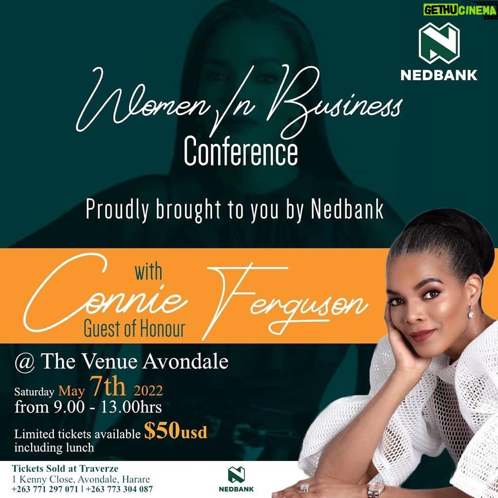 Connie Ferguson Instagram - Zimbabwe are you ready?😬 Looking forward to visiting your beautiful country next week.❤️