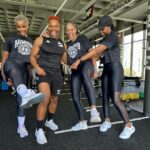 Connie Ferguson Instagram - #thedungeon @thedungeon_sa was lit yesterday!🔥🔥🔥 My first dungeon class session was a shock to the system but fun as hell! Thank you @mfinifit_ and team for an incredible session! ( even though it often felt like my life was leaving my body!)😩 And thank you #stargirls @don_qzhay @andi_swa_maseko for always pushing a girl! Y’all are the 🐐s!🤞🏾Happy 2 year anniversary @thedungeon_sa 🥳🎉🎊🎈🍾🥂❤️ #iconniecfit #spiritmindbodyhealth❤️