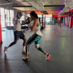 Connie Ferguson Instagram - “Areye Dimamzo!”🤣🤣🤣 When boxing turns into a waltz!💃🏽🥊🥊🥊❤️ #iconniecfit #spiritmindbodyhealth❤️