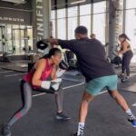 Connie Ferguson Instagram - #stressbuster🥊 #speedygonzáles #iconniecfit #spiritmindbodyhealth❤️