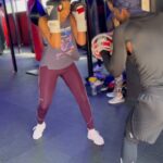 Connie Ferguson Instagram - “Yyyyyeeeiii you said speed up!”🤣🤣🤣 I almost punched him in the face!😳🙆🏽‍♀️🥊 #boxingqueen👑🥊 #iconniecfit #spiritmindbodyhealth❤️