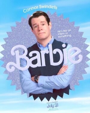 Connor Swindells Instagram - He's like an intern or something. #BarbieTheMovie