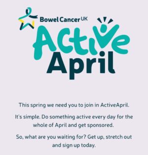 Connor Swindells Instagram - Take part with me and get active every day this April and help raise vital funds for @bowelcanceruk

Every year, almost 43,000 people are diagnosed with bowel cancer – that’s one person every 15 minutes. Your fundraising is life changing.