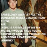 Connor Swindells Instagram – Click the link in my bio to find out how you can donate, it’s easy – every penny helps. 

@bowelcanceruk
