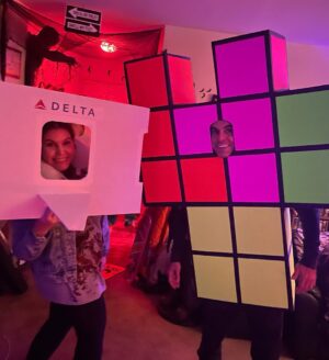 Cooper Barnes Instagram - Happy Halloween! Tetris, Mommy Long Legs, Medusa, The Delta Diarrhea Plane, Kid Danger, Pennywise, epic parties, ambitious costumes, incredible light displays, generous friends, fannagalling my big ass costume into various tight spaces, lawn movies, pumpkin carving, and a buttload of candy made this an October to remember. 🎃🕷️👻🦇