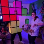 Cooper Barnes Instagram - Happy Halloween! Tetris, Mommy Long Legs, Medusa, The Delta Diarrhea Plane, Kid Danger, Pennywise, epic parties, ambitious costumes, incredible light displays, generous friends, fannagalling my big ass costume into various tight spaces, lawn movies, pumpkin carving, and a buttload of candy made this an October to remember. 🎃🕷️👻🦇