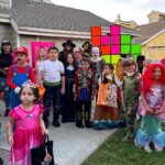Cooper Barnes Instagram - Happy Halloween! Tetris, Mommy Long Legs, Medusa, The Delta Diarrhea Plane, Kid Danger, Pennywise, epic parties, ambitious costumes, incredible light displays, generous friends, fannagalling my big ass costume into various tight spaces, lawn movies, pumpkin carving, and a buttload of candy made this an October to remember. 🎃🕷️👻🦇