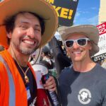 Cooper Barnes Instagram – Hit the picket lines with my pal Falcon, bumped into some old friends, and made some new ones. So proud of my union brothers and sisters for showing up in massive numbers in triple digit heat. We won’t be swayed. Big props to my friends @katievontill and @iamjefftorres for going the extra mile. #unionstrong