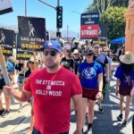 Cooper Barnes Instagram – Hit the picket lines with my pal Falcon, bumped into some old friends, and made some new ones. So proud of my union brothers and sisters for showing up in massive numbers in triple digit heat. We won’t be swayed. Big props to my friends  @katievontill and @iamjefftorres for going the extra mile. #unionstrong