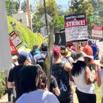 Cooper Barnes Instagram – Hit the picket lines with my pal Falcon, bumped into some old friends, and made some new ones. So proud of my union brothers and sisters for showing up in massive numbers in triple digit heat. We won’t be swayed. Big props to my friends @katievontill and @iamjefftorres for going the extra mile. #unionstrong