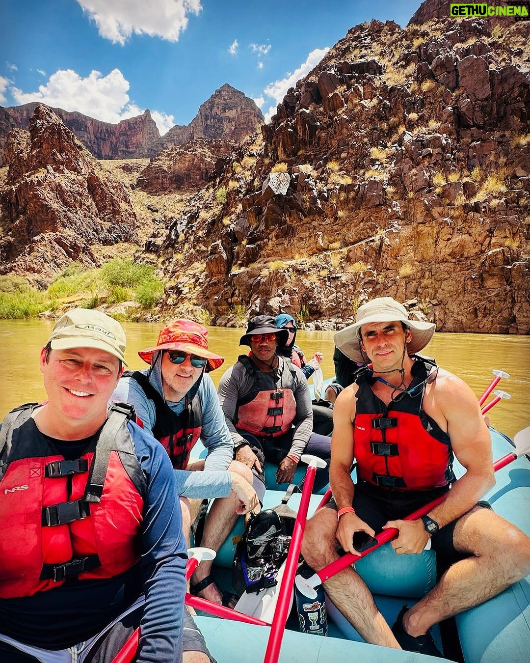 Cooper Barnes Instagram - A truly epic adventure with five of my best friends, celebrating our brother Chuck. So grateful for this beautiful planet and this wonderful crew. ❤️🌎 The Colorado River