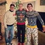Cooper Barnes Instagram - MERRY NERDMAS! 🎄💥 Much love to these unapologetic dorks and their friendship, that I so cherish. Thank you @mrsjuliadennis for such a lovely evening. GEPPPPiiiiii!!! ##comicsbrothers @mikecaron_la @tommy.walker