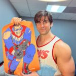 Cooper Barnes Instagram - Love this amazing art by the super talented @jmdipiazza based on #TheDarkKnightReturns classic image by @frankmillerofficial #Batman #CaptainMan