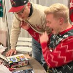 Cooper Barnes Instagram - MERRY NERDMAS! 🎄💥 Much love to these unapologetic dorks and their friendship, that I so cherish. Thank you @mrsjuliadennis for such a lovely evening. GEPPPPiiiiii!!! ##comicsbrothers @mikecaron_la @tommy.walker