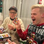 Cooper Barnes Instagram - MERRY NERDMAS! 🎄💥 Much love to these unapologetic dorks and their friendship, that I so cherish. Thank you @mrsjuliadennis for such a lovely evening. GEPPPPiiiiii!!! ##comicsbrothers @mikecaron_la @tommy.walker