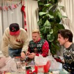 Cooper Barnes Instagram - MERRY NERDMAS! 🎄💥 Much love to these unapologetic dorks and their friendship, that I so cherish. Thank you @mrsjuliadennis for such a lovely evening. GEPPPPiiiiii!!! ##comicsbrothers @mikecaron_la @tommy.walker