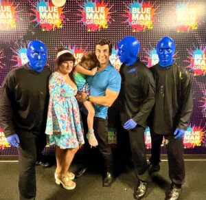 Cooper Barnes Instagram - Big thanks to the amazingly talented and incredibly kind  @bluemangroup and my good pal @jeffreynicholasbrown for showing us a wonderful time in Vega$$ this week! If you haven’t seen this show, it’s insane and so much fun. Also here’s a Vegas photo dump: sharks, M&M’s, pharaohs, gondolas and spheres, in no particular order.