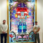 Cooper Barnes Instagram - Robert Xiaver Burden appreciation post! I have been a fan of this guy’s incredible paintings (made from oils and pure nerd nostalgia) for years, and he was kind and generous enough to give my family a tour of his current exhibit a couple days ago. If you happen to be in or near Oceanside CA this week, I highly recommend checking out the last week of his ‘Relics’ exhibit at the @oceansidemuseum before it ends on June 4th. These have to be seen to be believed. #robertxavierburden #oilpainting #battlecat #optimusprime #80snostalgia @transformersofficial @hemania @oceansidemuseum