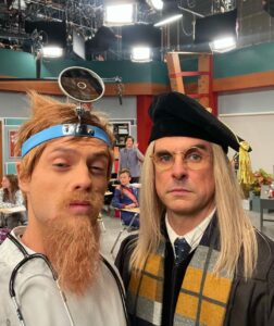 Cooper Barnes Instagram - Mr. Learning and Dr. Science. #DANGERFORCE is brand new Thursday night!