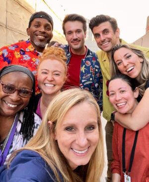 Cooper Barnes Instagram - Goodbye, Studio 11. Thanks for all the great memories. To Dana, Terrence, Luca and Havan- thanks for spending a big chunk of your childhood with me, and for being so talented and funny. It wasn’t always easy, and life certainly threw its challenges at us, but we persevered and made a lot of people happy during our nation’s darkest time. I’m very proud of that, and I’m very proud of you. To everyone involved, from the imaginative writers, the wonderful guest stars, the tenacious producers, the best crew in town, the folks at the network who saw the potential of this world… I am incredibly grateful for all of you. And to the fans, who have poured so much love and dedication into this universe all this time- none of this could’ve happened without you. It has been such a privilege to play #CaptainMan for 9 amazing years. What a ride. I love Ray so much, and I hope you’re as happy for him (and where we leave him in this finale) as I am. 
All good things must eventually end. 
But this world, these characters, live on in your hearts, and in mine. And I’d be very surprised if we didn’t meet again one day. 
So let’s not call it the end. 
Let’s just call it goodbye, for now. 💙❤️#DangerForce