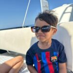 Coralie Porrovecchio Instagram - Journée en bateau avec les trois hommes de ma vie 🌈💛