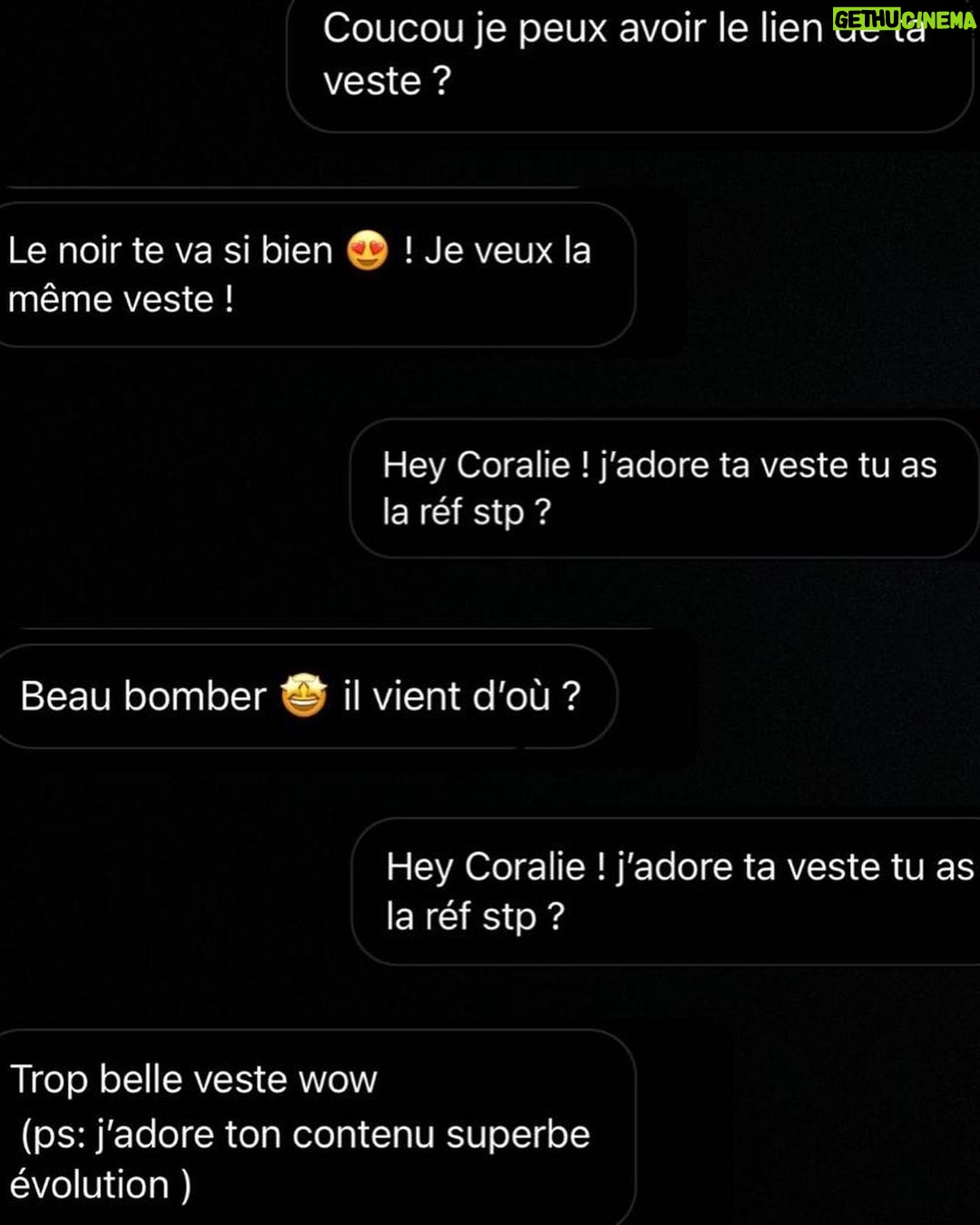 Coralie Porrovecchio Instagram - Vous êtes beaucoup à m’avoir demandé la référence de mon bomber oversize ! Je l’ai shoppé sur @hm On aime ou pas ? 🤍😎