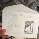 Cordae Instagram - I Just wanna thank God for another year of life. So many blessings, so much to be grateful for. Still a work in progress…. BUT we MOVING ! 📶