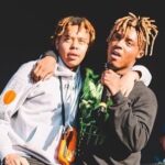 Cordae Instagram - Happy Gday to my brother @juicewrld999 , one of my bestfriends outside of music period. 💉🖤❤️ (we have at least 1000 legendary tour cyphers btw 😂)