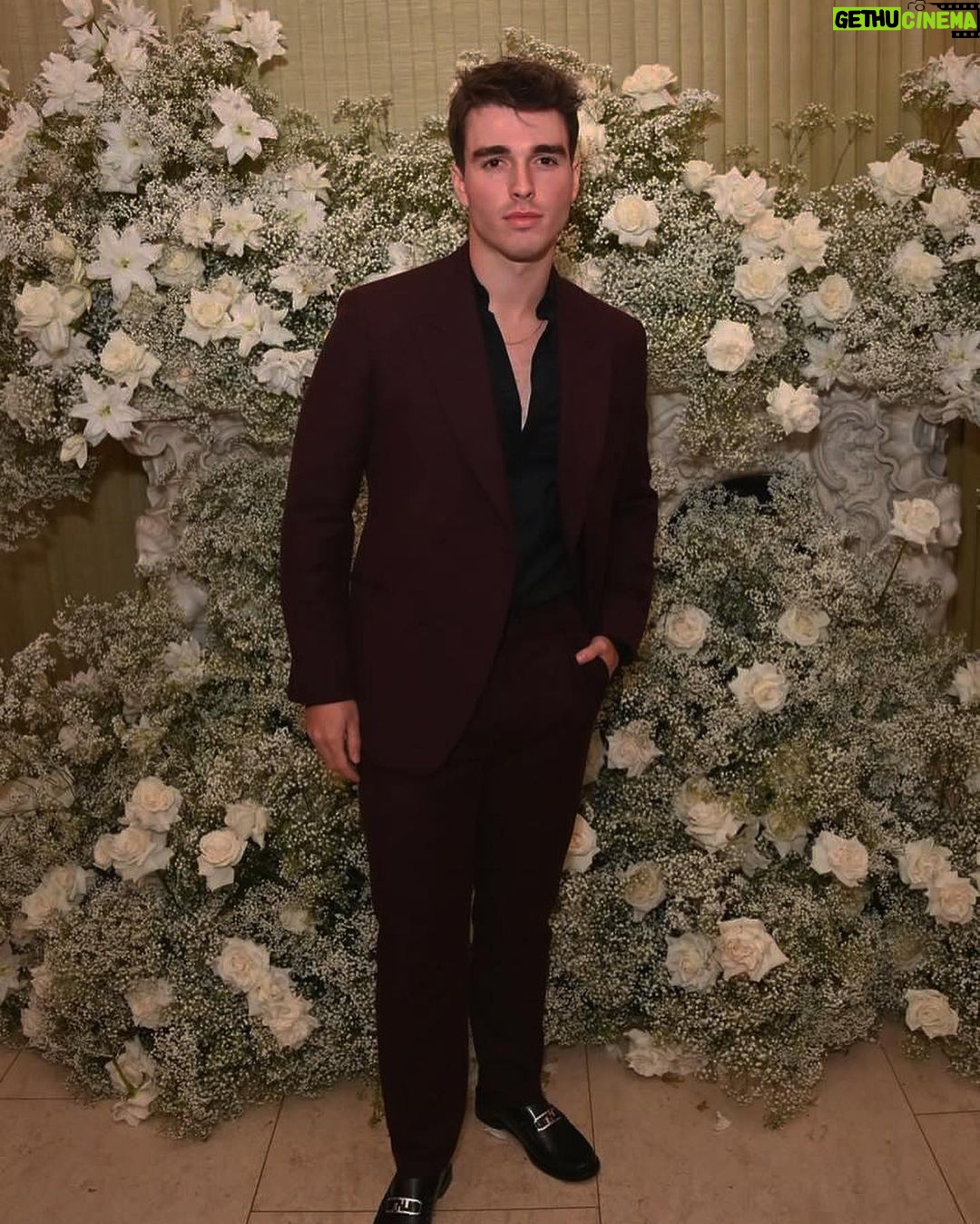 Corey Mylchreest Instagram - @bafta party week dump (+ sneaky #queencharlotte press event) Lots of thank yous: Styling - @hollyevawhite ππΌπ― Navy Suit - @hermes thank you again & @anestcollective Burgundy Suit - @fendi QC teaser release - @paulsmithdesign Thank you all for letting me feel the part for the @dunhill Pre Bafta Party, @britishvogue x @tiffanyandco Fashion and Film Party and the @netflix BAFTA celebration Last but definitely not least, thank you @seed for keeping the hangovers away, I just simply donβt know how you do it βοΈ