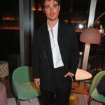 Corey Mylchreest Instagram - Wowza. Thank you very kindly @bafta @vanityfair @ee . What a night. Great to see some of the #queencharlotte crew and to have a mini @royalacademyofdramaticart reunion with @maireadtyers and @jesperjones Styling by @hollyevawhite Suit by @hermes Photography @davebenett & @jamesdkelly