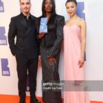 Corey Mylchreest Instagram - @bifa_film What an honour to present @vivianforever_ with the well deserved Breakthrough Performance award. HUGE HUGE HUGE congrats to you and all the incredible nominees ✨✨ Thank you thank you to: @emporioarmani @hollyevawhite @petransellge @bifa_film @loscarlondon #loscarlondon @coeur_de_lion_jewellery L’oscar London