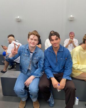 Corey Mylchreest Instagram - Did I have fun? Yes I did.

Thank you @loewe and @jonathan.anderson for the best introduction into the mighty world of fashion

Thank you @petransellge and @hollyevawhite for being amazing as usual